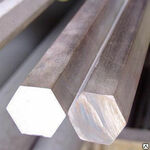 фото Шестигранник алюминиевый от 8 до 200 мм Амц, АМг6, Д1 по ГОСТ 21488-97
